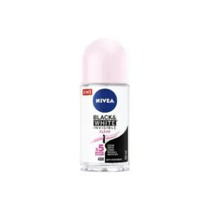 NIVEA Black & White Invisible Clear Anti-Perspirant Roll-on